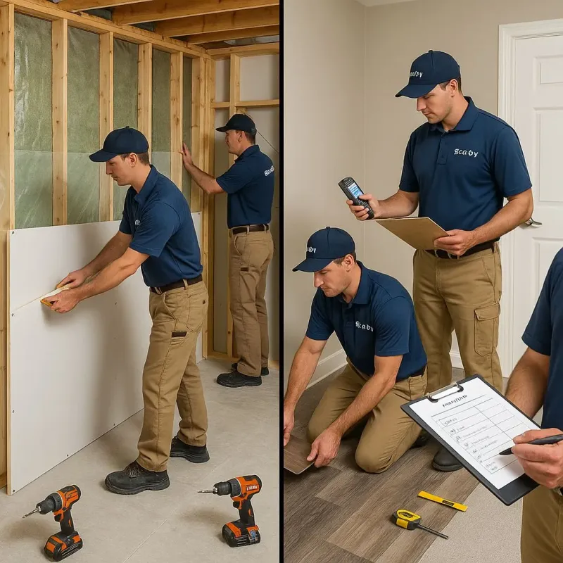 Repairs and Reconstruction process in Isla Vista, CA
